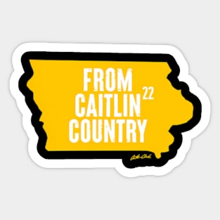 From Caitlin Clark Country Sticker